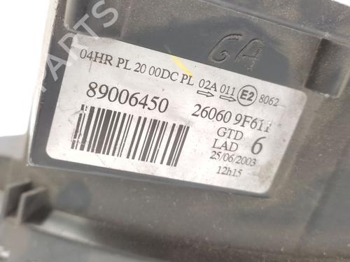 Left headlight NISSAN PRIMERA (P11) 2.0 16V | BP24683486C28 
