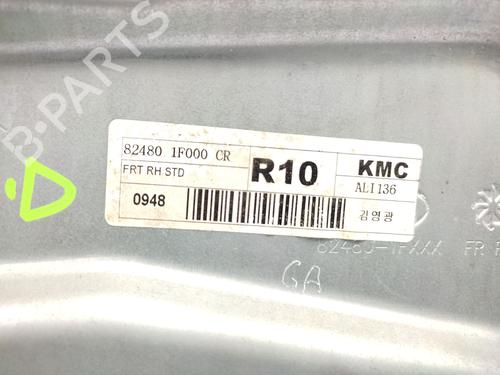 Front right window mechanism KIA SPORTAGE II (JE_, KM_) 2.0 CRDi | BP25463872C23 