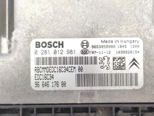 Engine control unit (ECU) CITROËN C4 Picasso I MPV (UD_) 1.6 HDi | BP33703994M57 - Image 3
