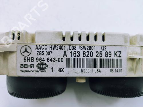 Climate control MERCEDES-BENZ M-CLASS (W163)  | BP21149310I5 