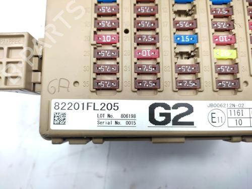 Fuse box SUBARU XV (GT) 1.6 i AWD (GT3) | BP30777121E1