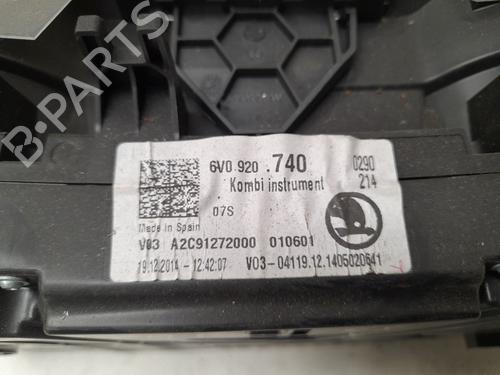 Instrument cluster SKODA FABIA II (542) | BP4987415C47