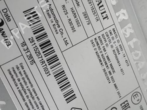 Radio RENAULT CLIO IV (BH_)  | BP4989498E6