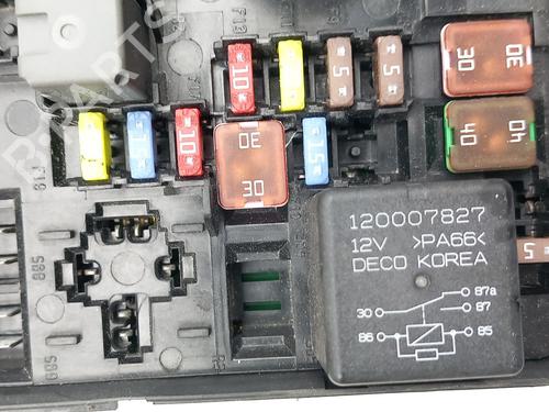 Skrzynka bezpieczników OPEL CORSA E Hatchback Van (X15) 1.3 CDTI (08) | BP9666823E1 