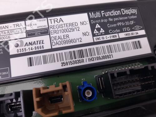Display RENAULT ZOE (BFM_) ZOE | BP10358138C48 
