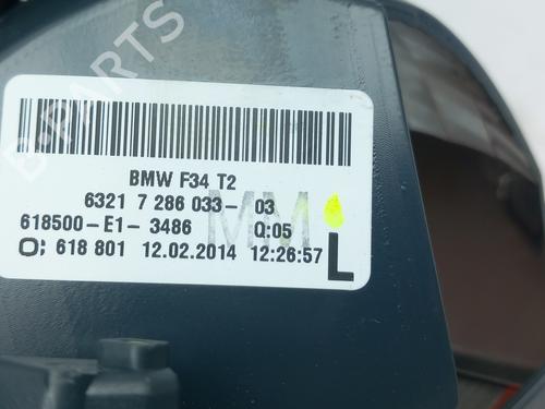 Left tailgate light BMW 3 Gran Turismo (F34)  | BP16261748C79 