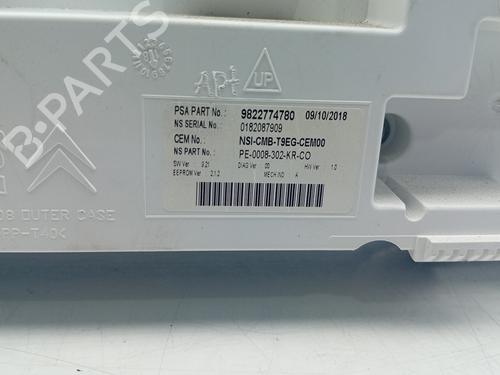 Instrument cluster PEUGEOT 308 II (LB_, LP_, LW_, LH_, L3_) 1.5 BlueHDI 100 | BP18341448C47 
