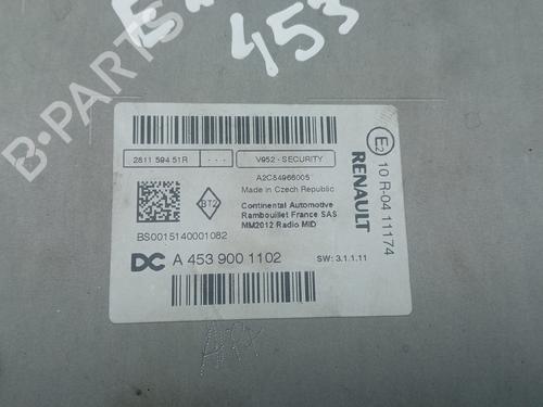 Radio SMART FORTWO Coupe (453) 1.0 (453.341) | BP22802300E6 