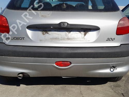 Rear bumper PEUGEOT 206 Hatchback (2A/C) 1.1 i BP29211027C8