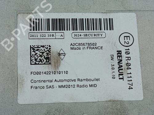 Radio RENAULT CLIO IV (BH_) 0.9 TCe 90 (BHNF, BHMA, BHMH, BHJK, BHJR) | BP29706582E6