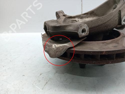 Left front steering knuckle PORSCHE CAYENNE (92A) 3.0 Diesel | BP29139707M25 