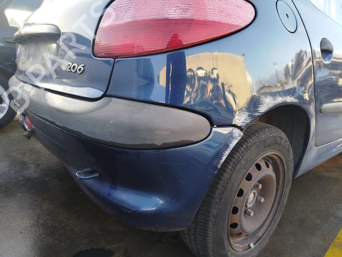 Used Rear bumper PEUGEOT 206 Hatchback (2A/C) 1.9 D (69 hp) 30362713