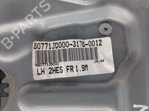 Front left window mechanism NISSAN QASHQAI I (J10, NJ10) 1.5 dCi | BP26561771C22