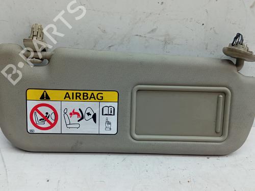 Højre solskærm Højre solskærm TOYOTA AVENSIS Estate (_T27_) 2.0 D-4D (ADT270_, ADT270R) (124 hp) 33888134 33888134