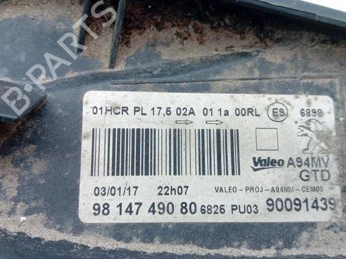 Left headlight PEUGEOT 2008 I (CU_) 1.2 THP 130 / PureTech 130 | BP33981504C28  - Image 6