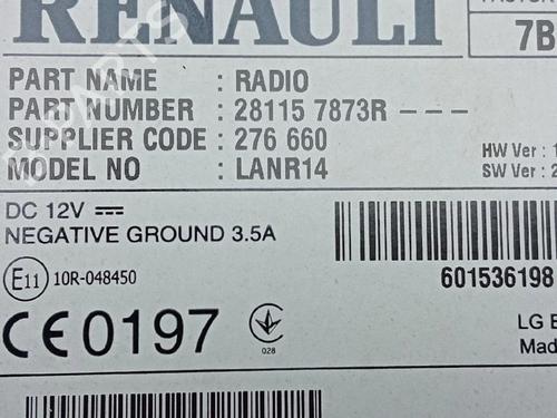 Radio RENAULT MEGANE IV Hatchback (B9A/M/N_) 1.5 dCi 90 (B9A1) | BP34246823E6  - Image 10