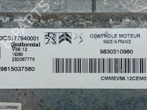 Engine control unit (ECU) CITROËN C3 III (SX) 1.2 PureTech 82 | BP29397176M57 - Image 5