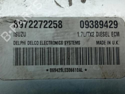 Engine control unit (ECU) OPEL CORSA C Hatchback Van (X01) 1.7 DTI 16V (F08, W5L) | BP35932372M57 - Image 7