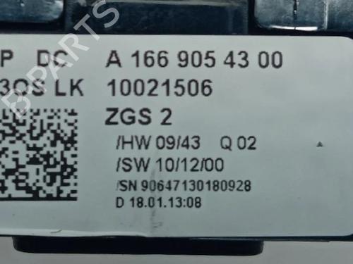 Left front window switch MERCEDES-BENZ A-CLASS (W176) A 180 CDI (176.000) | BP36501459I27 - Image 7