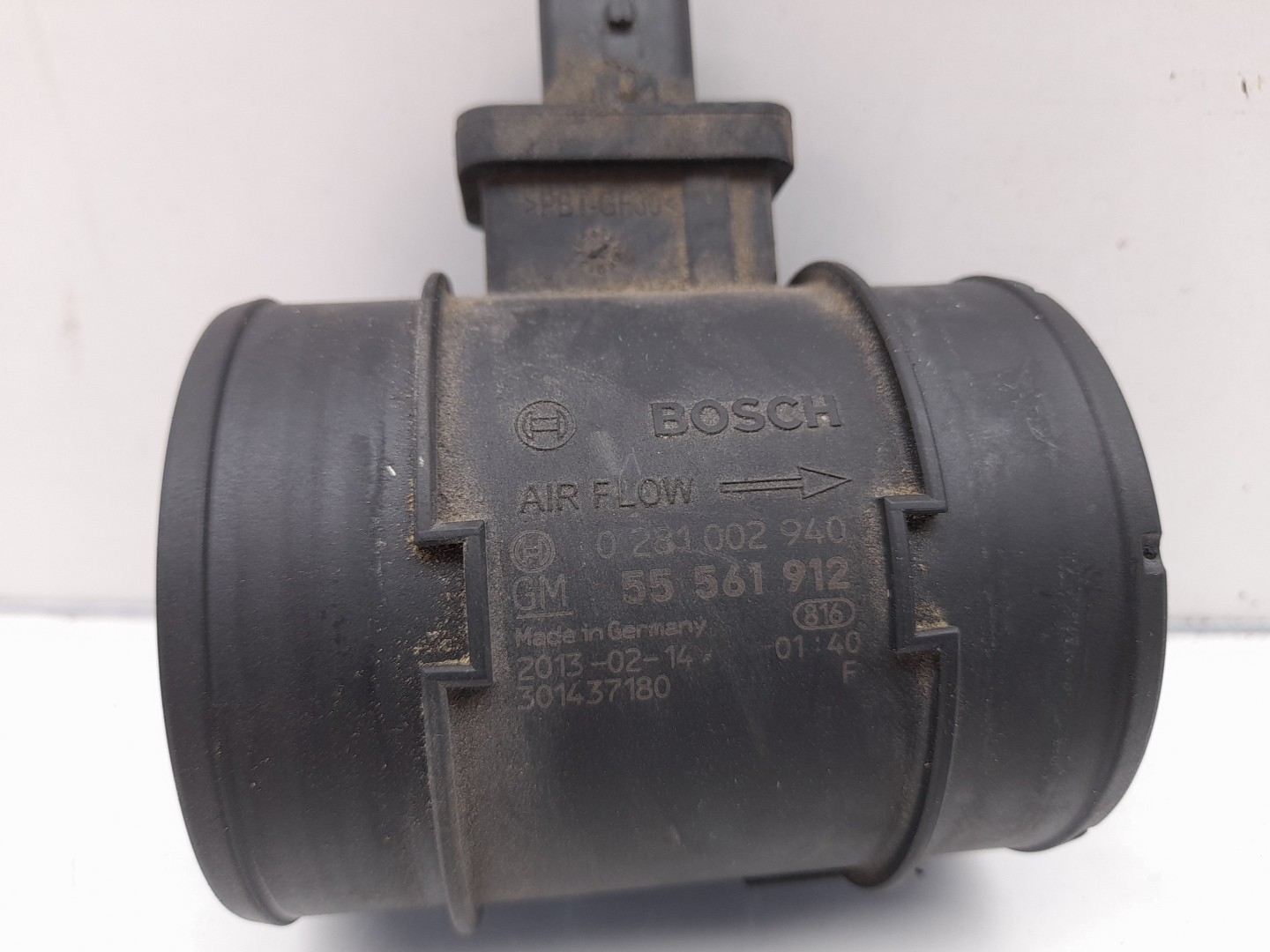 Mass air flow sensor OPEL ASTRA J (P10) 1.7 CDTI (68) 5012176 BParts