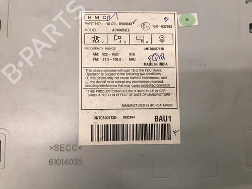 Radio HYUNDAI i10 II (BA, IA) 1.0 | BP12481546E6 
