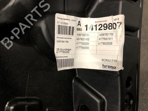 Rear left window mechanism MERCEDES-BENZ A-CLASS (W177) A 160 (177.082) | BP12482689C24 
