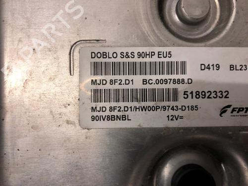 Engine control unit (ECU) OPEL COMBO Box Body/MPV (X12) 1.3 CDTI (B05) | BP25704626M57 - Image 3