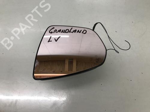 Used Left mirror glass OPEL GRANDLAND / GRANDLAND X (A18, P1UO) 1.5 Turbo D (75) (131 hp) 12482317