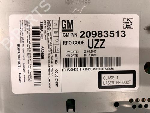 Radio OPEL ASTRA J (P10) 1.4 Turbo (68) | BP15647152E6 