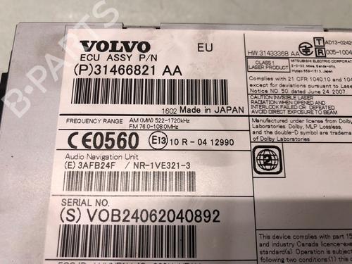 Radio VOLVO V40 Hatchback (525) D2 | BP29388134E6