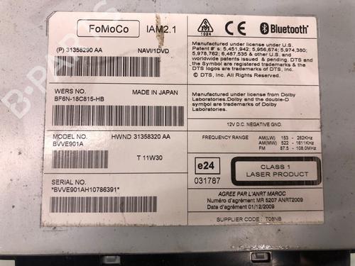 Radio VOLVO S80 II (124) T6 AWD | BP15633598E6 