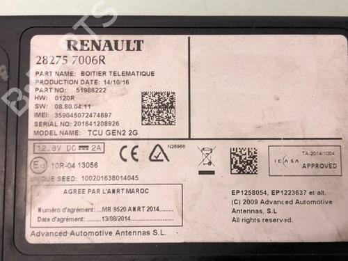 Control unit RENAULT MEGANE IV Grandtour (K9A/M/N_) 1.2 TCe 100 | BP23202032M11 - Image 3