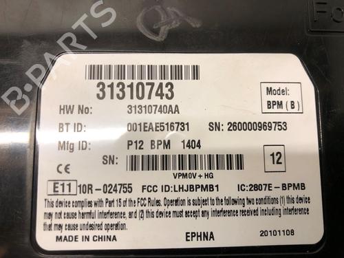 Electronic module VOLVO V50 (545) D2 | BP31289147M83