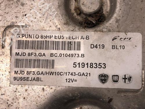 Engine control unit (ECU) FIAT PUNTO EVO (199_) 1.3 D Multijet | BP24355098M57 - Image 3