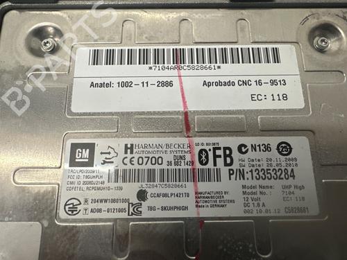 Control unit OPEL MERIVA B MPV (S10) 1.4 (75) | BP33630788M11 - Image 5
