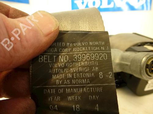 Rear left seatbelt VOLVO S80 I (184) 2.5 T | BP12474957I29 