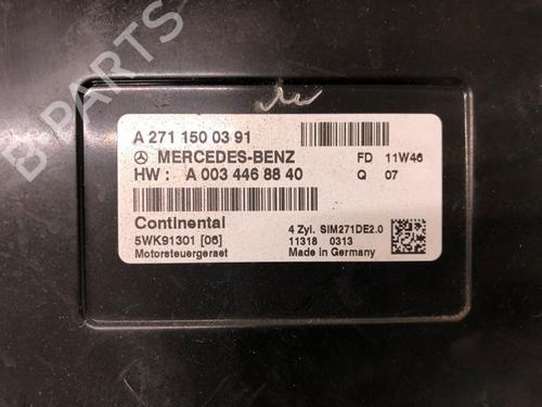 Engine control unit (ECU) MERCEDES-BENZ C-CLASS (W204) C 180 CGI (204.049) | BP17998081M57 