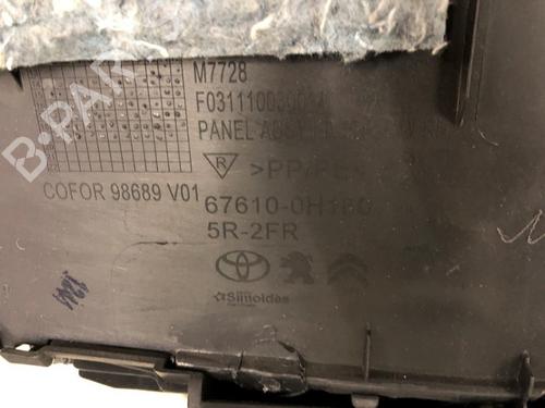 Front right panel PEUGEOT 108 1.0 VTi 72 | BP12483151C59