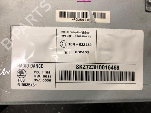 Radio SKODA FABIA II Combi (545) 1.6 | BP16407757E6 
