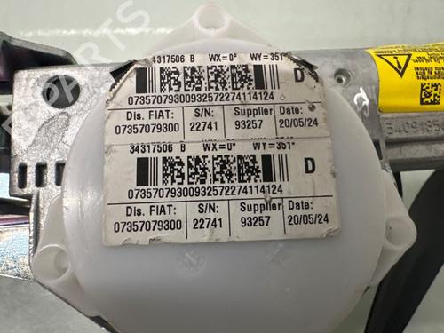 Front right seatbelt FIAT 500 (312_) 1.2 (312AXA1A) | BP36094445I25 - Image 3