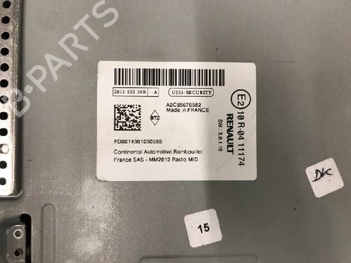 Electronic module RENAULT ZOE (BFM_) ZOE | BP12477738M83 