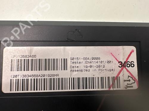 Electronic module OPEL MERIVA B MPV (S10) 1.4 (75) | BP33630858M83 - Image 4