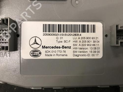 Comfort control module MERCEDES-BENZ C-CLASS Coupe (C205) C 300 (205.348) | BP12482456M56 