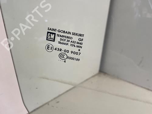 Front right door window OPEL CORSA D (S07)  | BP29850218C19
