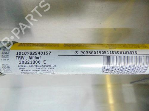Left curtain airbag MERCEDES-BENZ C-CLASS Coupe (CL203) C 220 CDI (203.708) | BP19189732C11 