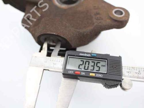 Left front steering knuckle RENAULT MEGANE III Hatchback (BZ0/1_, B3_) 1.5 dCi | BP19236832M25 