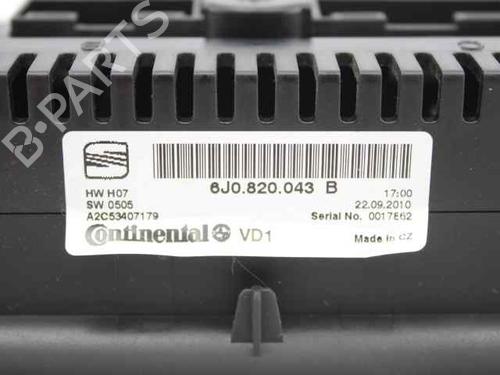 Climate control SEAT IBIZA IV (6J5, 6P1) 1.6 TDI | BP19230201I5 