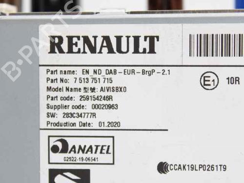 Radio RENAULT CAPTUR II (HF_) TCe 130 (HFMF) | BP19223592E6 