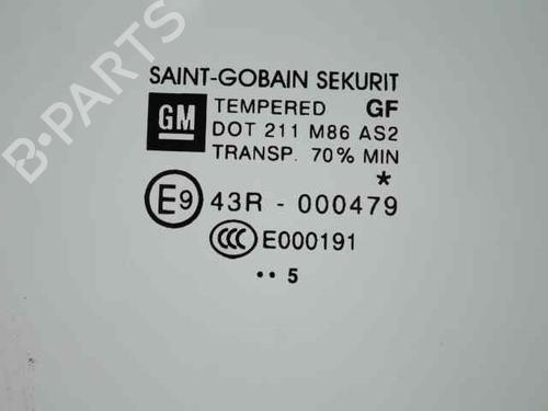 Front right door window OPEL CORSA E (X15)  | BP29818624C19 