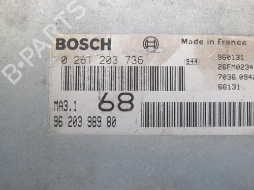 Engine control unit (ECU) CITROËN SAXO (S0, S1) 1.1 X, SX | BP19186098M57 